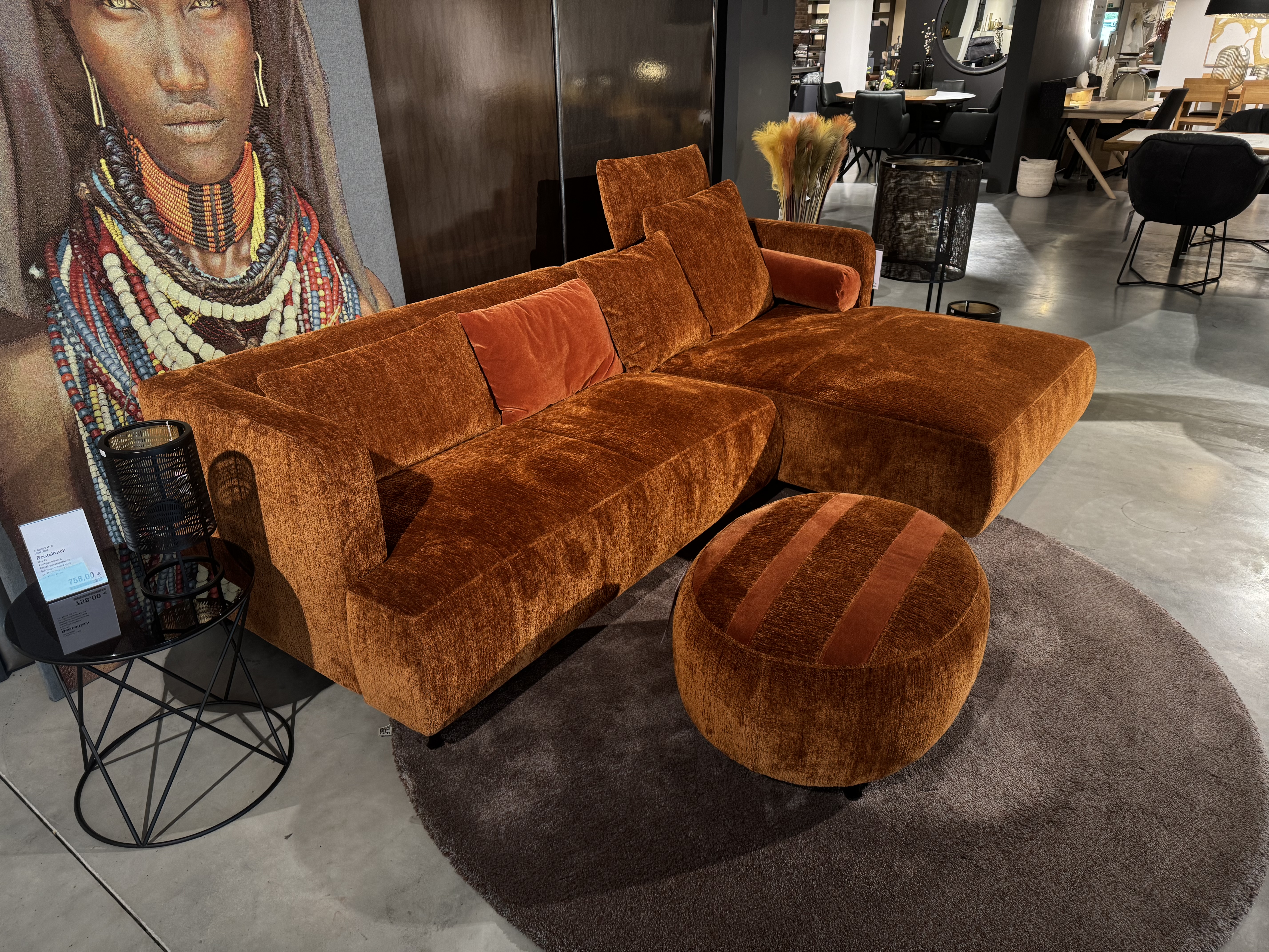 Sofa mit Hocker Aoyama