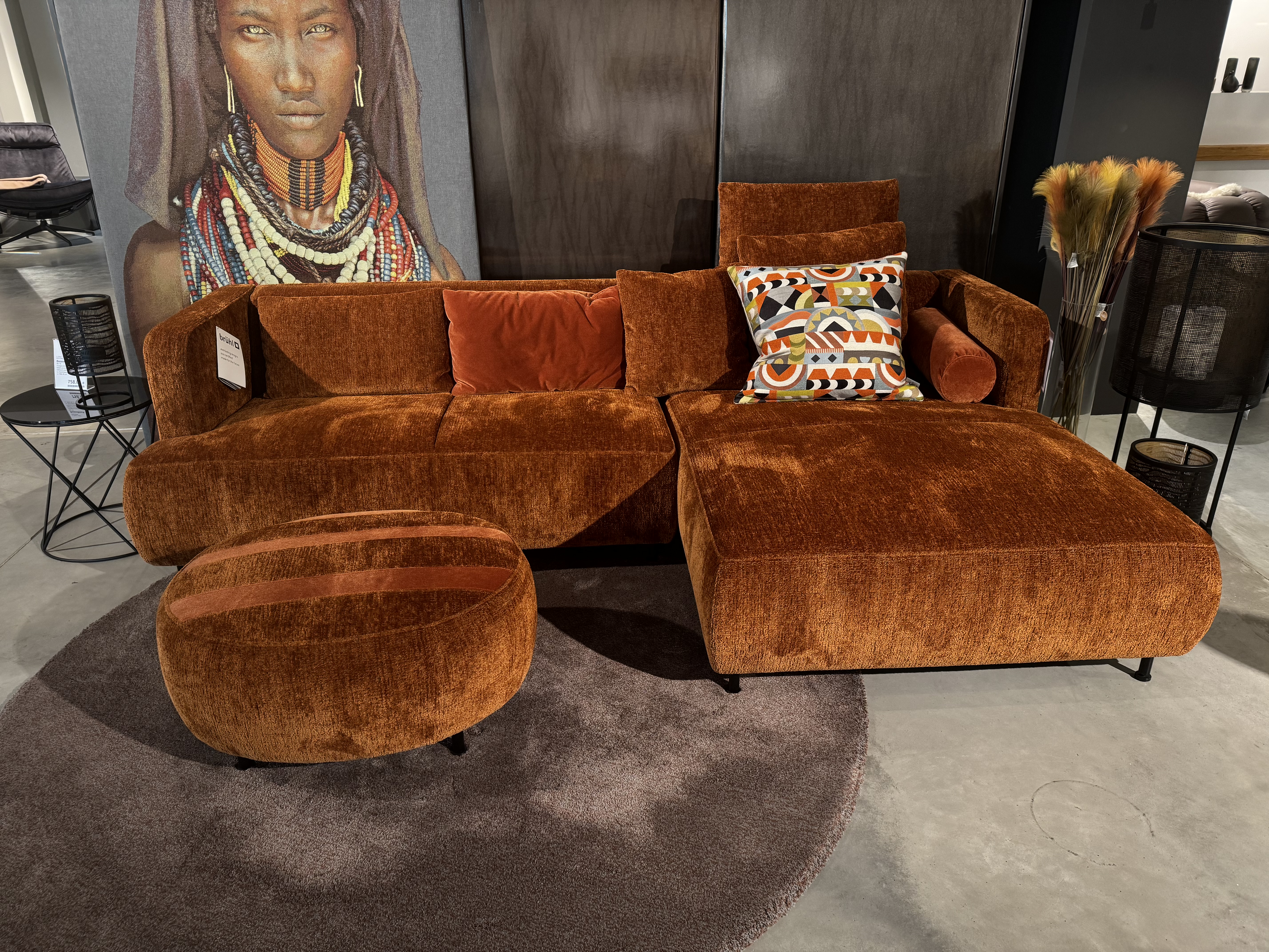 Sofa mit Hocker Aoyama